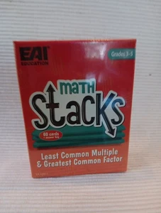 EAI Math Leadt Common Multiple Flash Cards Grade 3-5 NEW SEALED Educational  - Picture 1 of 3
