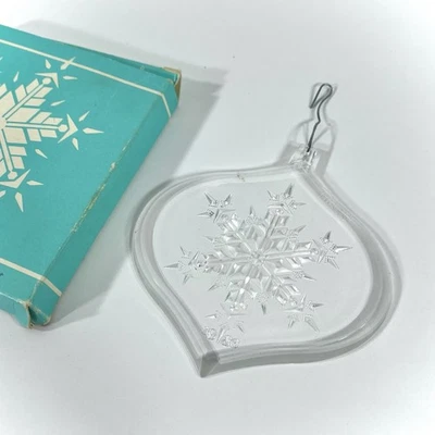 De colección 1986 Tupperware Coleccionable Copo de Nieve Navidad Árbol de Navidad Adorno Limitado💙 Foto 1 de 4