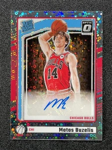 2024-25 Donruss Optic Matas Buzelis #306 Rated Rookie RC Fast Break Disco Auto - Picture 1 of 2