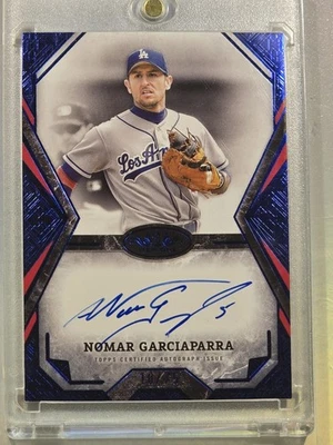 2025 Topps Tier One Nomar Garciaparra Talent Auto Blue Foil #/75 Dodgers Foto 1 de 2