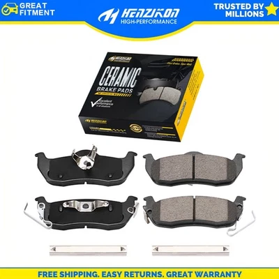 For 2004-2011 2012 2013 2014 2015 Nissan Armada Titan Rear Ceramic Brake Pad Kit - Image 1 of 3