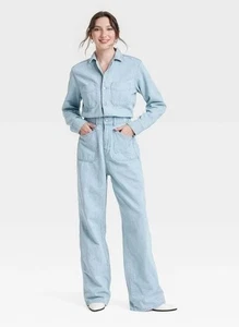 Tuta donna denim a sacco filo universale taglia 6 lavaggio leggero - Foto 1 di 8