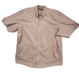 Eddie Bauer Shirt Purple Button Up XL Wrinkle Resistant Relaxed - Picture 1 of 5