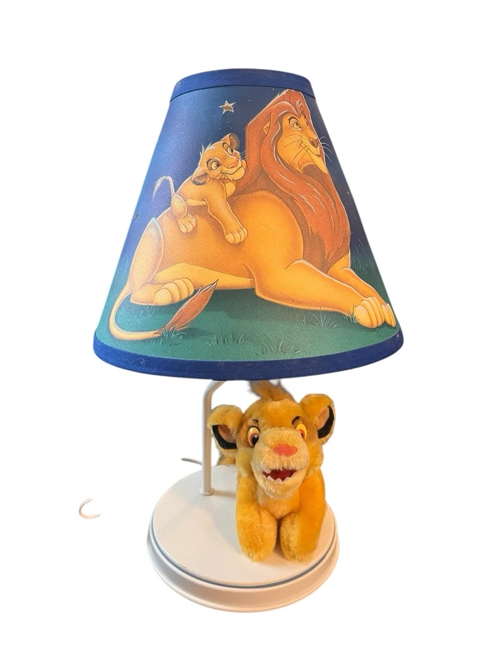 Lámpara portátil Dolly vintage Rey León Simba Mufasa años 90 funcionando Foto 1 de 4