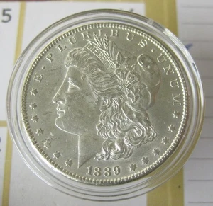 1889 Morgan Silver Dollar Choice Uncirculated Philadelphia Mint $1 coin - Picture 1 of 2