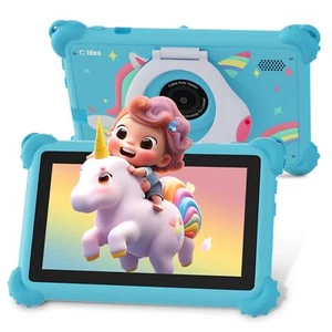 Tablet für Kinder 7 Zoll Kind 4 GB RAM 32 GB ROM Android 13 Kleinkind-Softwar... - Bild 1 von 7