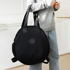 Large Capacity Travel Backpack Black Schoolbag Trendy Rucksack