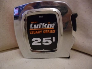 1" x 25' Chrom Legacy Serie Maßband - 8' herausragend - 2X Haltbarkeit - Nylonbeschichtung - Bild 1 von 5