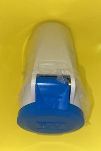 32A 3 Pin Stecker Buchse abgewinkelte Kupplung IP44 2P + E 32 AMP 230V 240V PE 3263PP - Bild 1 von 5