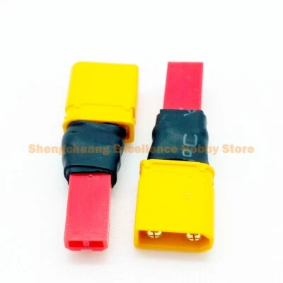 2pcs Male Amass XT30 to JST Connector Plug Not Wire For Drone Helicopter Battery - Image 1 of 4