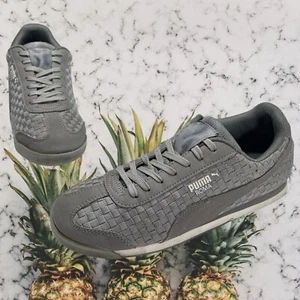 Puma Roma Größe 6 Junior Weave Turnschuhe grau 359853 02 - Bild 1 von 8