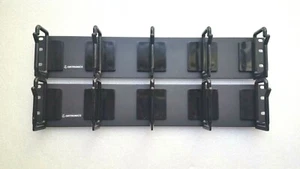 (2) ORTRONICS OR-808004867 KABELMANAGEMENT PANEL 5 RINGE SCHWARZ - Bild 1 von 2
