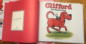 Brand New Clifford the Big Red Dog Signed Bookplate by Norman Bridwell - Picture 1 of 4