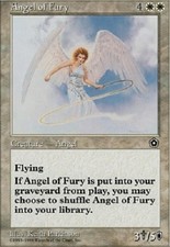 MTG Angel of Fury NM - Portal Second Age