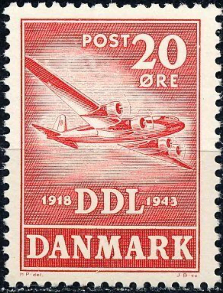 Dinamarca #Mi280 MNH 1943 Focke Wulf Condor [289] Foto 1 de 1