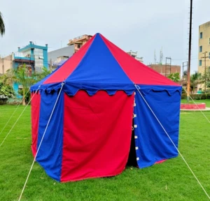 WEEKEND SALE Medieval square R&B 3x3 M water proof functional Tent for camping - Picture 1 of 6