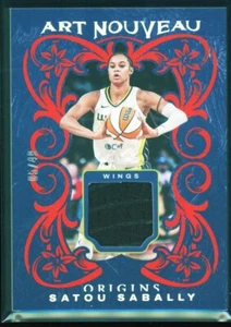 2024 Panini Origins WNBA Satou Sabally Art Nouveau Red /49 Patch Dallas Wings - Picture 1 of 2