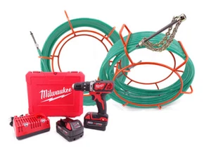 CustomEyes (CE38KIT100M) 100' Cyclone with Milwaukee Drill Set - Picture 1 of 5