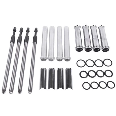 Adjustable Pushrods Chrome Cover Kit 0928-0023 For Harley Twin Cam Models 99-17 - Image 1 of 4
