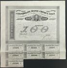 $100 Confederate States Coupon Bond – Cr. 123, B. 165