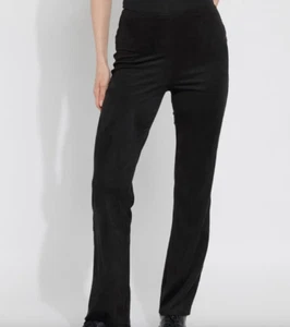 NWT Lysse Black Jesse Vegan Suede Baby Boot Pants Medium with Back Pockets - Picture 1 of 5