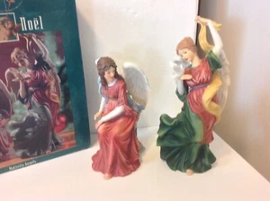 Grandeur Noel Nativity Angels set of 2 #N0087 Christmas in org. box - Picture 1 of 6