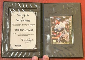 Roberto Alomar Blue Jays Team Stadium Club Treat Pro Autograph Baseball Card #2 - Picture 1 of 6