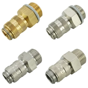 Druckluftkupplung mit Außengewinde NW5 Microkupplung Airbrush Druckluft - Bild 1 von 64