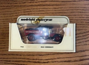 Vintage Matchbox - Models of Yesteryear - #Y13-4 - 1918 CROSSLEY - Type I Box - Picture 1 of 11