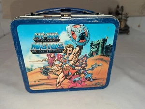 1984 He-Man and the Masters of the Universe Tin Lunch Box 1984 No Thermos - Picture 1 of 7