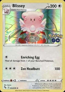 Pokemon Blissey 052/078 Holo Raro Pokemon GO NM - Imagen 1 de 1