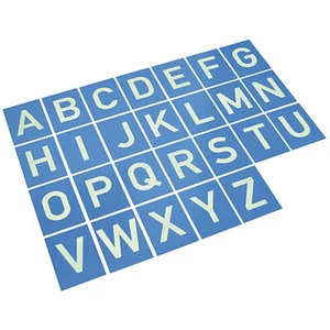 Buchstaben Sandpapierbuchstaben A-Z Fühlbuchstaben Montessori Vorschule Kinder - Bild 1 von 3