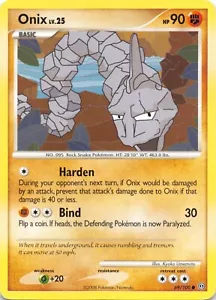 ONIX 69/100 - COMUNE NON OLOGRAFO - DP Stormfront - CARTA Pokémon 2008 - quasi nuova/m - Foto 1 di 2