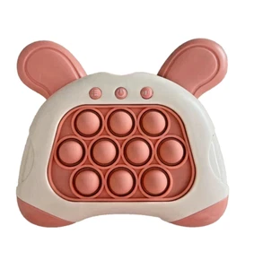 Pop it Fidget Toy Education Fast Speed Push Game Dekompressionsspielzeug Pink Rabbit - Bild 1 von 8