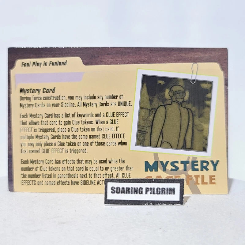 DC Heroclix FOUL PLAY IN FUNLAND mc004 ТАИНСТВЕННАЯ КАРТА Бэтмен Team-Up - Изображение 1 из 1