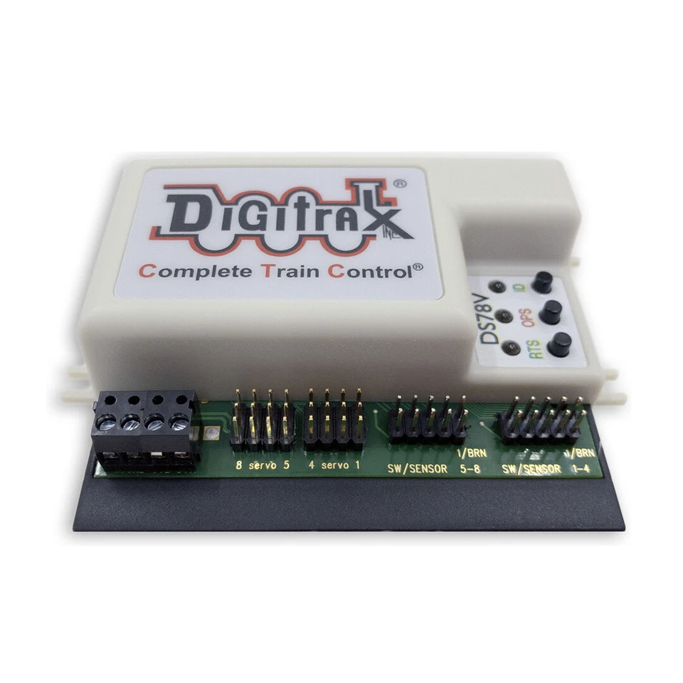 NEW Digitrax Eight Servo LocoNet Stationary- Accessory Decoder Turnout Control - Image 1 of 1