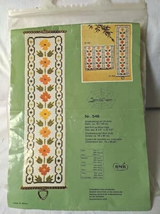 Embroidery Kit Wall Hanging Flowers BMB Broderer Spindel-Som Norway - Picture 1 of 4