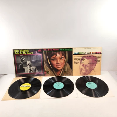 Otis Redding Pain in My Heart Soul Album History Of... Vinyl Record LP Lot - Image 1 of 4
