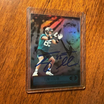 2021 Panini Illusions Marcedes Lewis Tim Tebow #10 Signed IP /Auto - Image 1 of 3