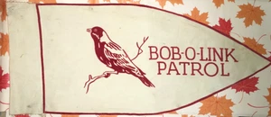Scouts Canada Vintage Patrol Pennant, Bob-O-Link. - Foto 1 di 6