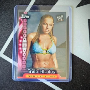 2006 WWE Topps Insider Restricted Access Trish Stratus Wrestling Card - Picture 1 of 2