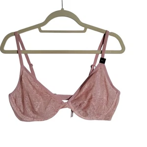 Sujetador Victoria's Secret Rosa Claro Encaje 38DD Body Por Victoria Sin Forro Nuevo - Imagen 1 de 5