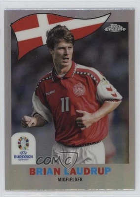 2024 Topps Chrome UEFA Euro 1960 Topps Chrome Brian Laudrup #TC-24 - Image 1 of 2