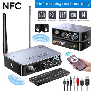 4in1 Bluetooth5.1 Transmitter Receiver Wireless USBAux Audio Transmitter Adapter - Photo 1/20