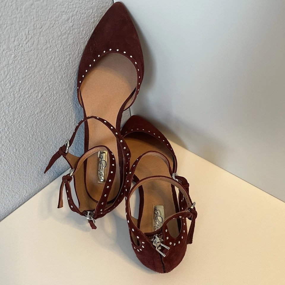 Halogen Suede Flats for Women Size 8 Double Ankle Strap Zipper Back - Image 1 of 4