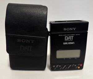 SONY DAT Digital Audio Tape-Corder Walkman TCD-D3 w/ CASE - UNTESTED AS IS - Picture 1 of 13