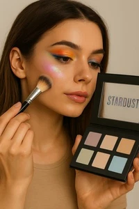 Kleancolor LusterUS Illuminating Highlighter Enchanted 6 Colors - Picture 1 of 6
