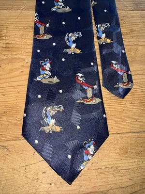Corbata de cuello Disney Mickey Unlimited Mouse Goofy Donald Duck única NUEVA SIN ETIQUETAS Foto 1 de 4