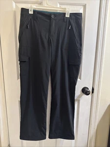 Pantalones para mujer Eddie Bauer forrados de vellón ropa deportiva de viaje al aire libre negros talla 12 - Imagen 1 de 5