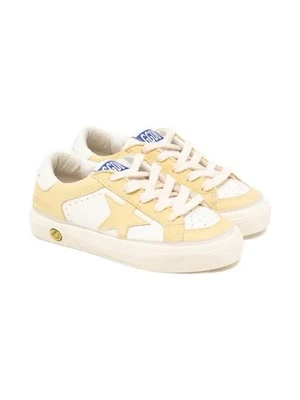 Tênis de couro amarelo GOLDEN GOOSE May NOVO EM FOLHA 38EU - Imagem 1 de 4